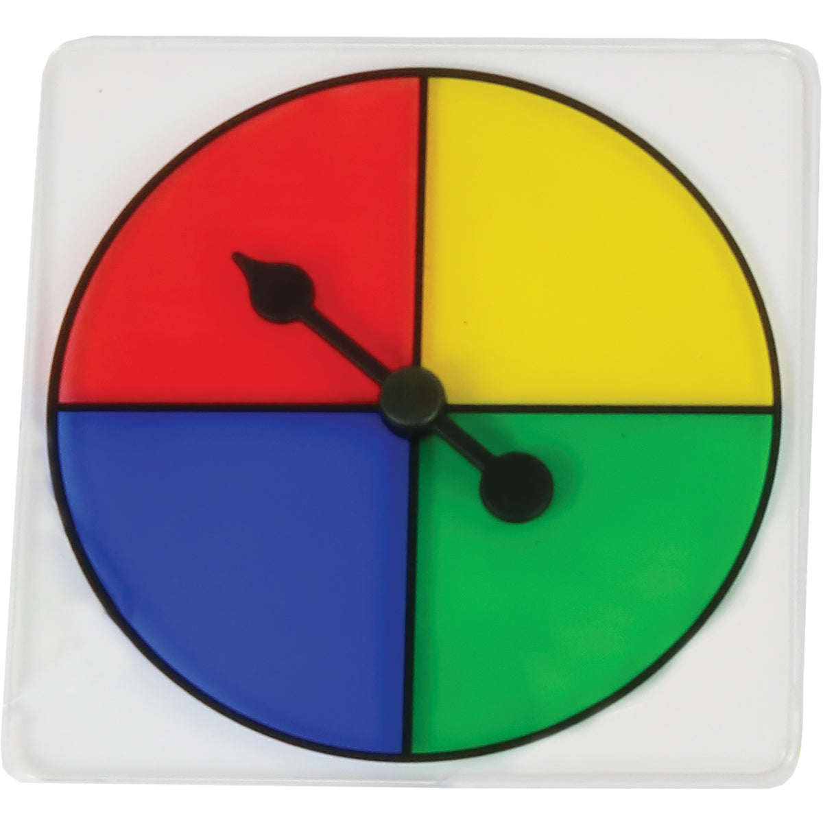Transparent 4 color spinners single