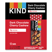 Cholesterol-free, Non-GMO, Gluten-free, Individually Wrapped - Dark Chocolate Cherry Cashew - 1.40 oz - 12 / Box
