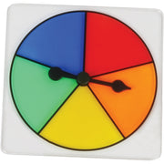 Transparent 5 color spinners single