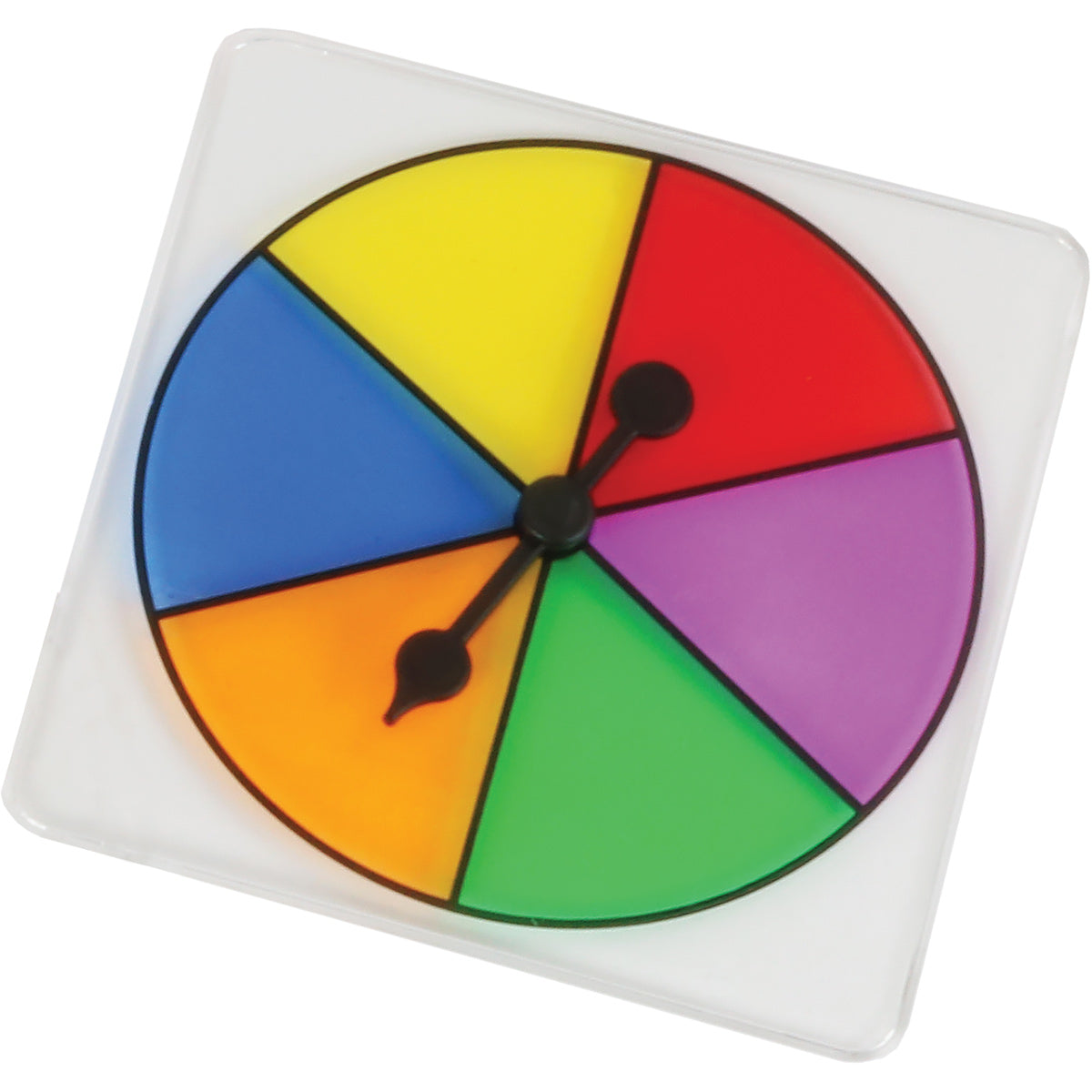 Transparent 6 color spinners single