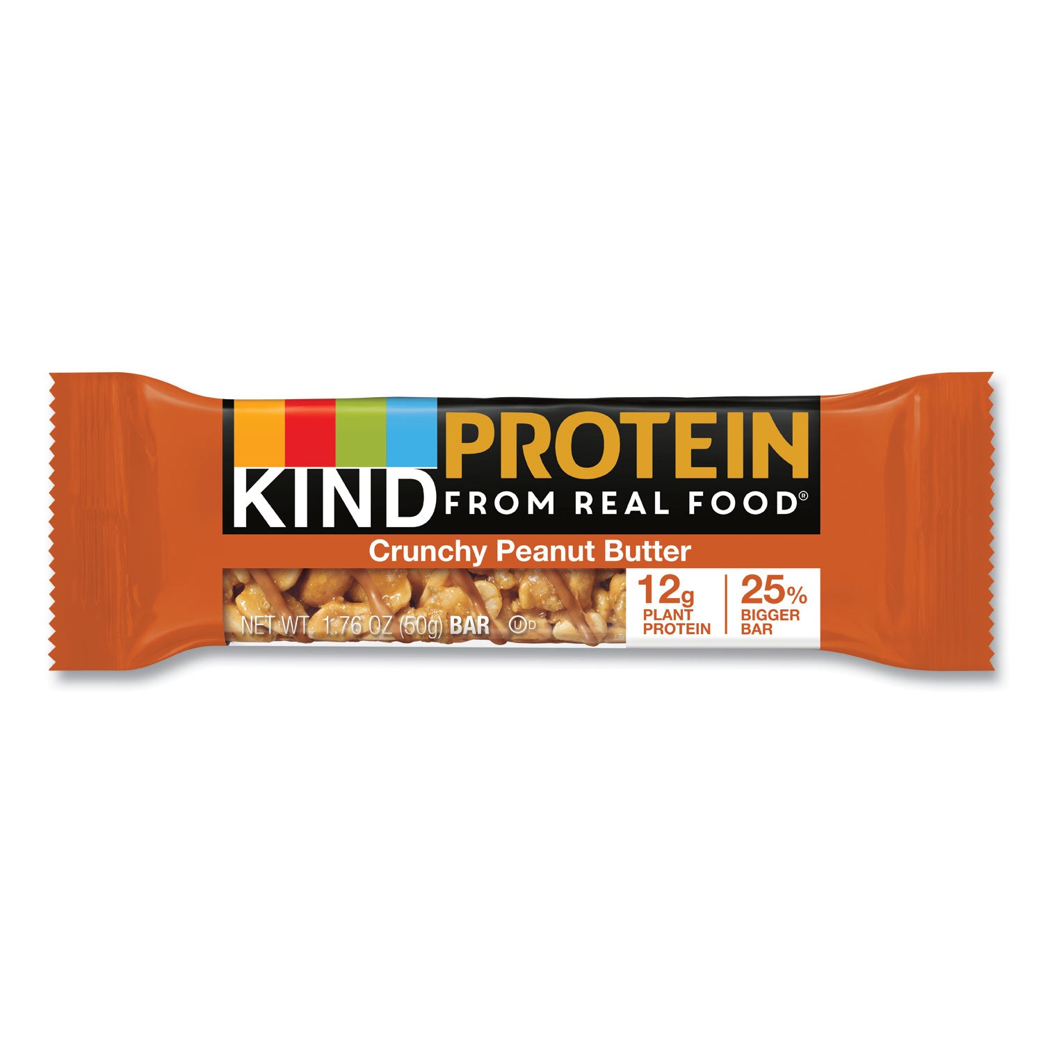 Trans Fat Free, Low Sodium, Gluten-free, Individually Wrapped - Crunchy Peanut Butter - 1.76 oz - 12 / Box