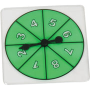 Transparent number spinners 1-8 each