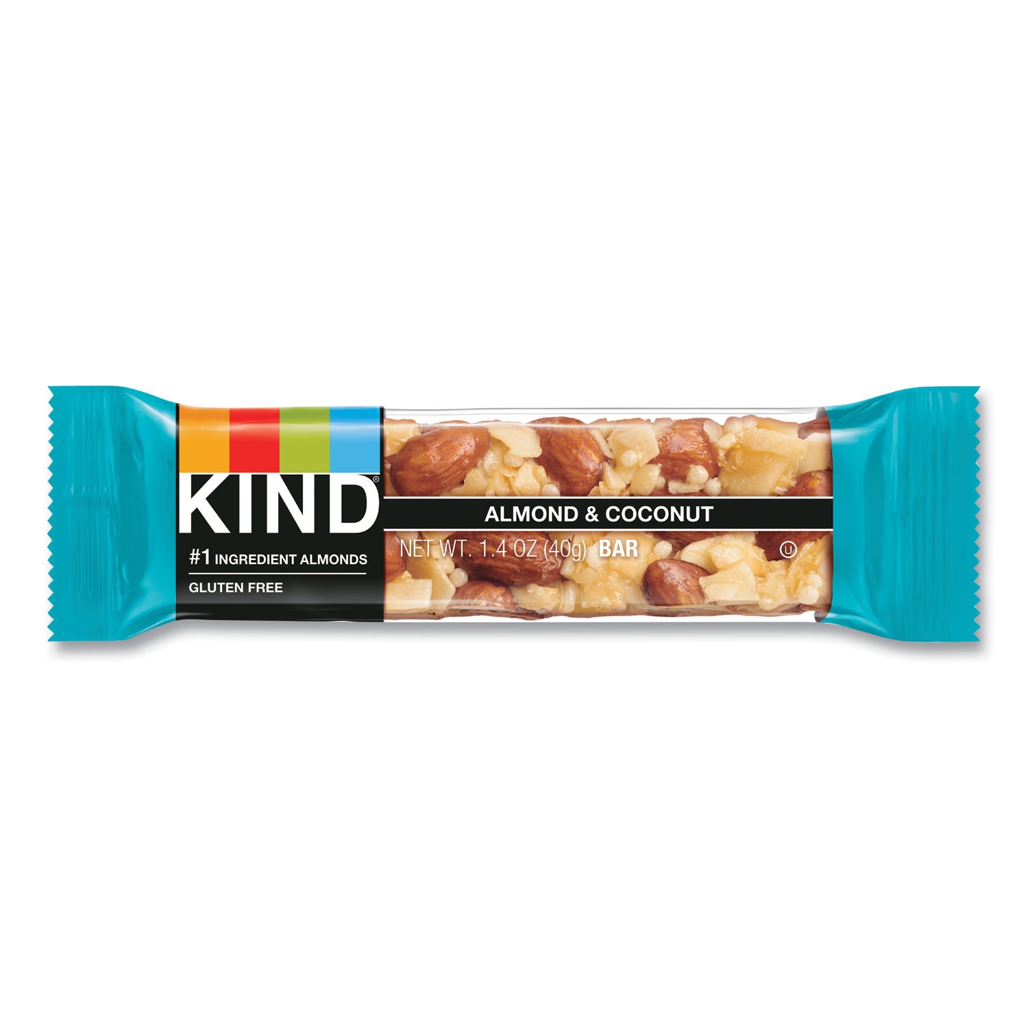 Gluten-free, Wheat-free, Dairy-free, Non-GMO, Sulfur dioxide-free - Almond & Coconut - 1.40 oz - 12 / Box