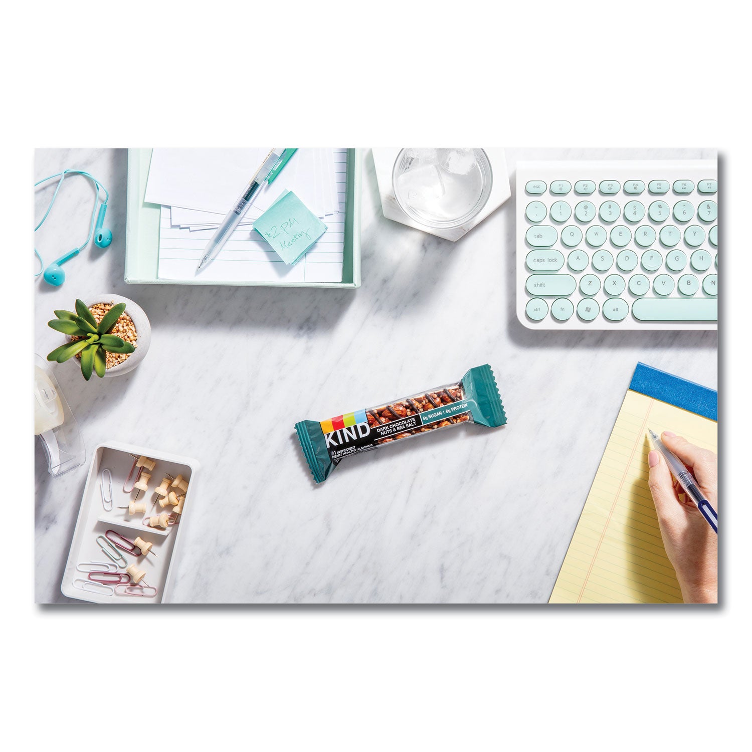 Gluten-free, Non-GMO, Sulfur dioxide-free, Trans Fat Free, Low Glycemic, Low Sodium - Dark Chocolate Nuts & Sea Salt - 1.20 lb - 12 / Box