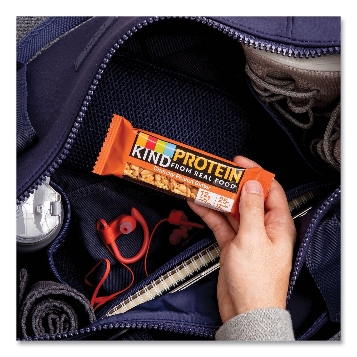 Trans Fat Free, Low Sodium, Gluten-free, Individually Wrapped - Crunchy Peanut Butter - 1.76 oz - 12 / Box