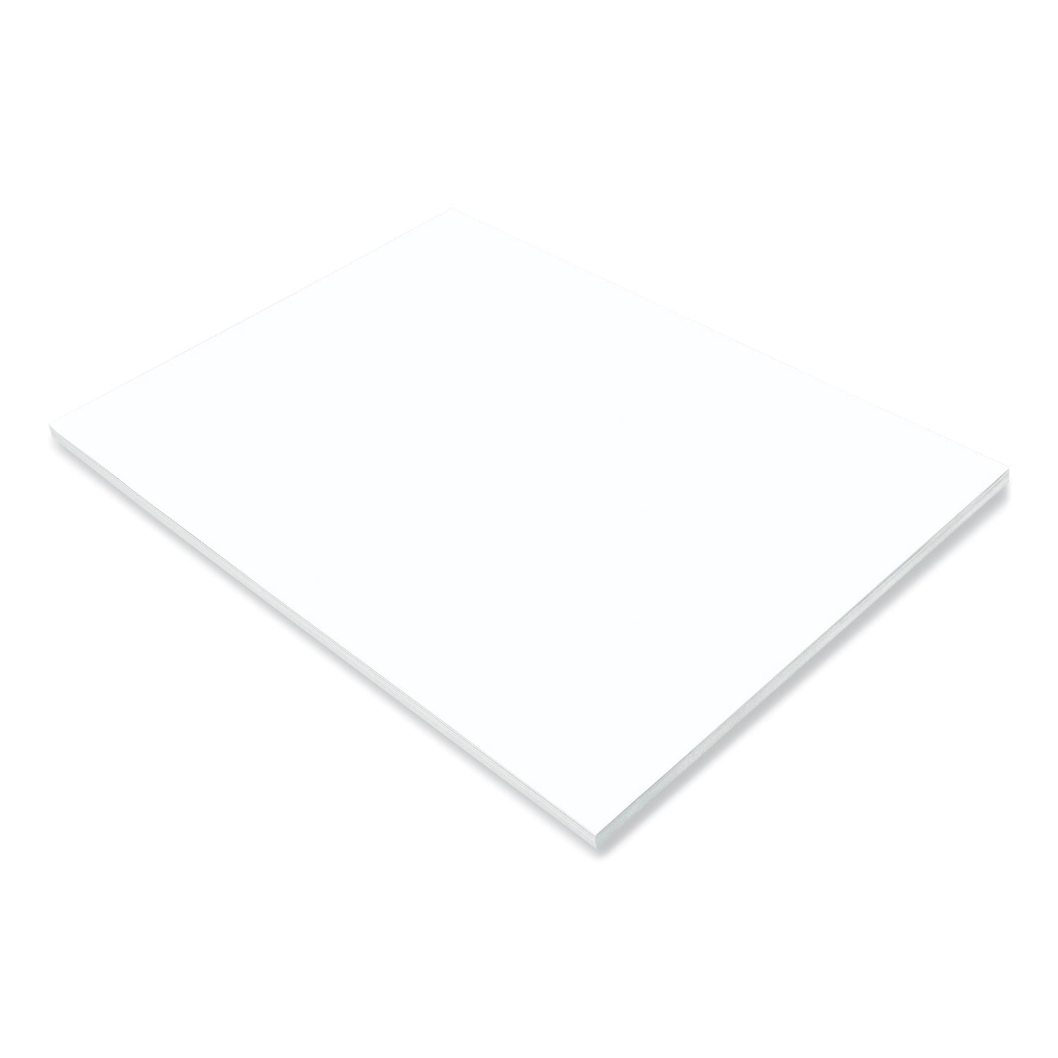 Prang Construction Paper - Multipurpose - 24" Width x 18" Length - Bright White - 1 Pack