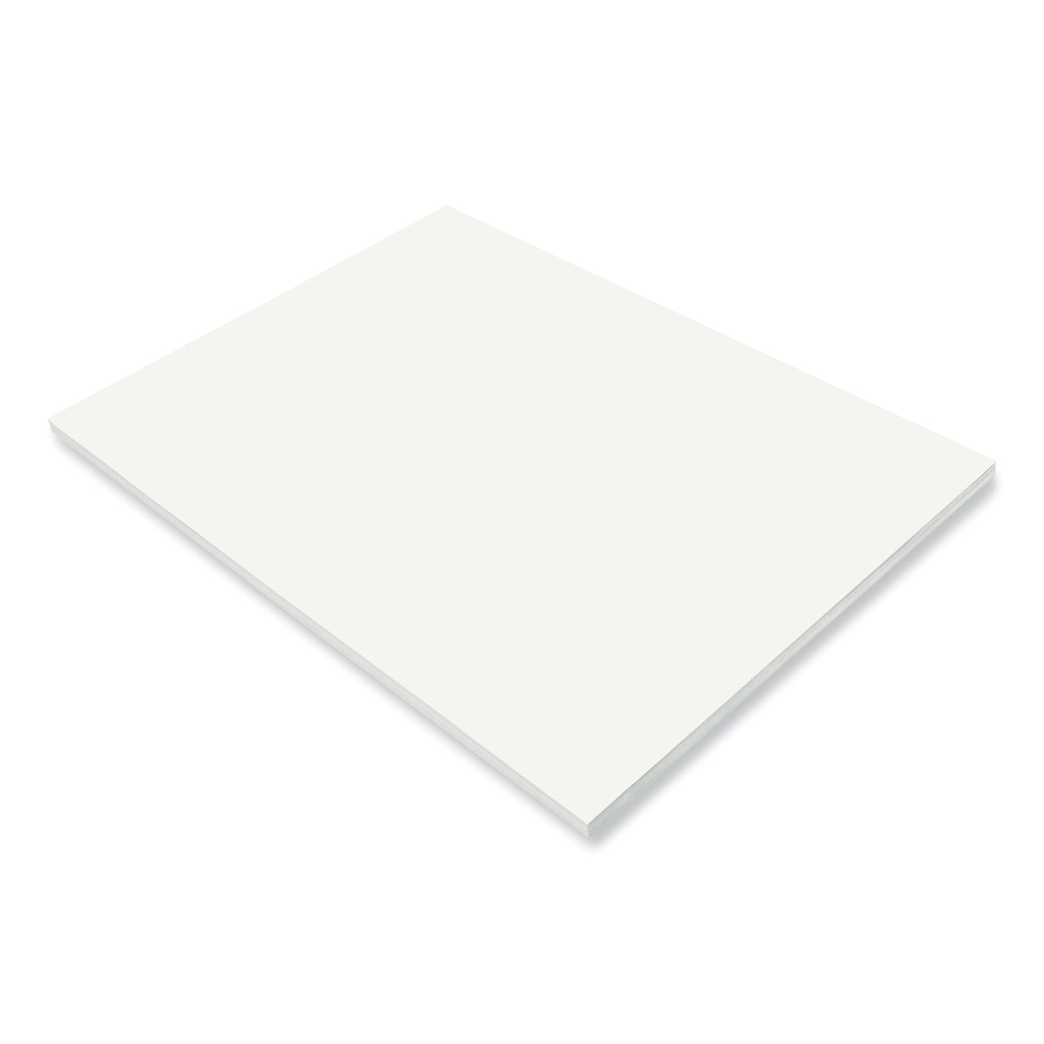 Prang Construction Paper - 24" Width x 18" Length - White - 1 Pack