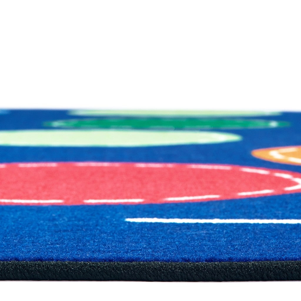 Rainbow Seating Rug - 7ft 6in x 12ft - Rectangle - Multi
