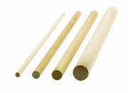 Dowels, 10 pcs, 1/4" x 12"