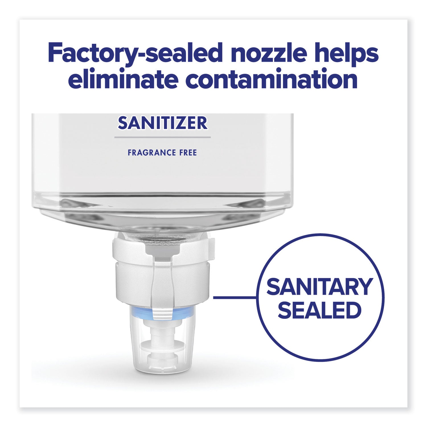 PURELL&reg; Advanced Hand Sanitizer Foam Refill - 1.27 quart - Kill Germs - Hand - Clear - Fragrance-free, Dye-free, Hygienic, Unscented, Refillable - 2 / Carton