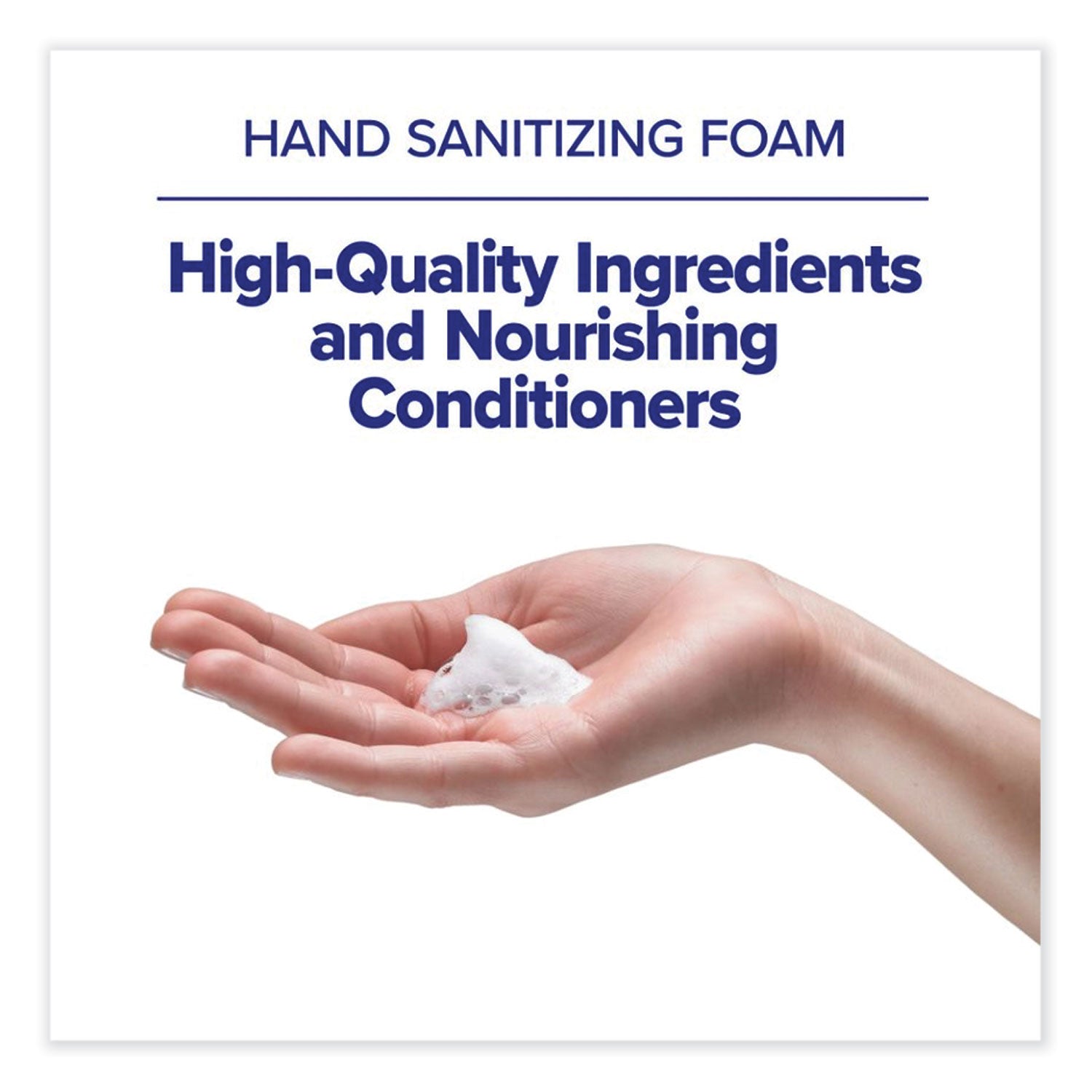 PURELL&reg; Advanced Hand Sanitizer Foam Refill - Clean Scent - 1.27 quart - Push Pump Dispenser - Kill Germs - Multipurpose - Clear - Hypoallergenic, Dye-free, Refillable - 2 / Carton