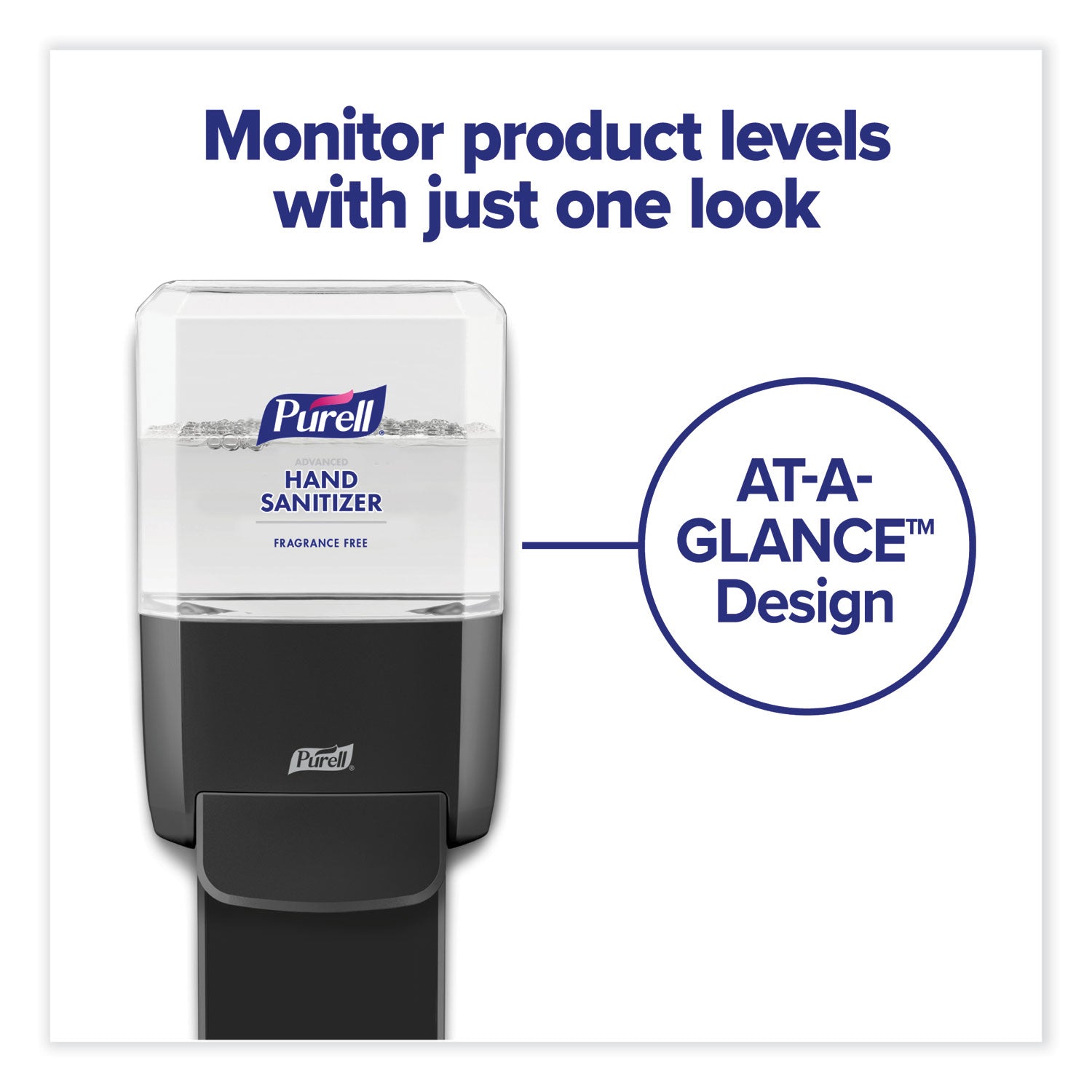 PURELL&reg; Advanced Hand Sanitizer Foam Refill - Clean Scent - 1.27 quart - Push Pump Dispenser - Kill Germs - Multipurpose - Clear - Hypoallergenic, Dye-free, Refillable - 2 / Carton