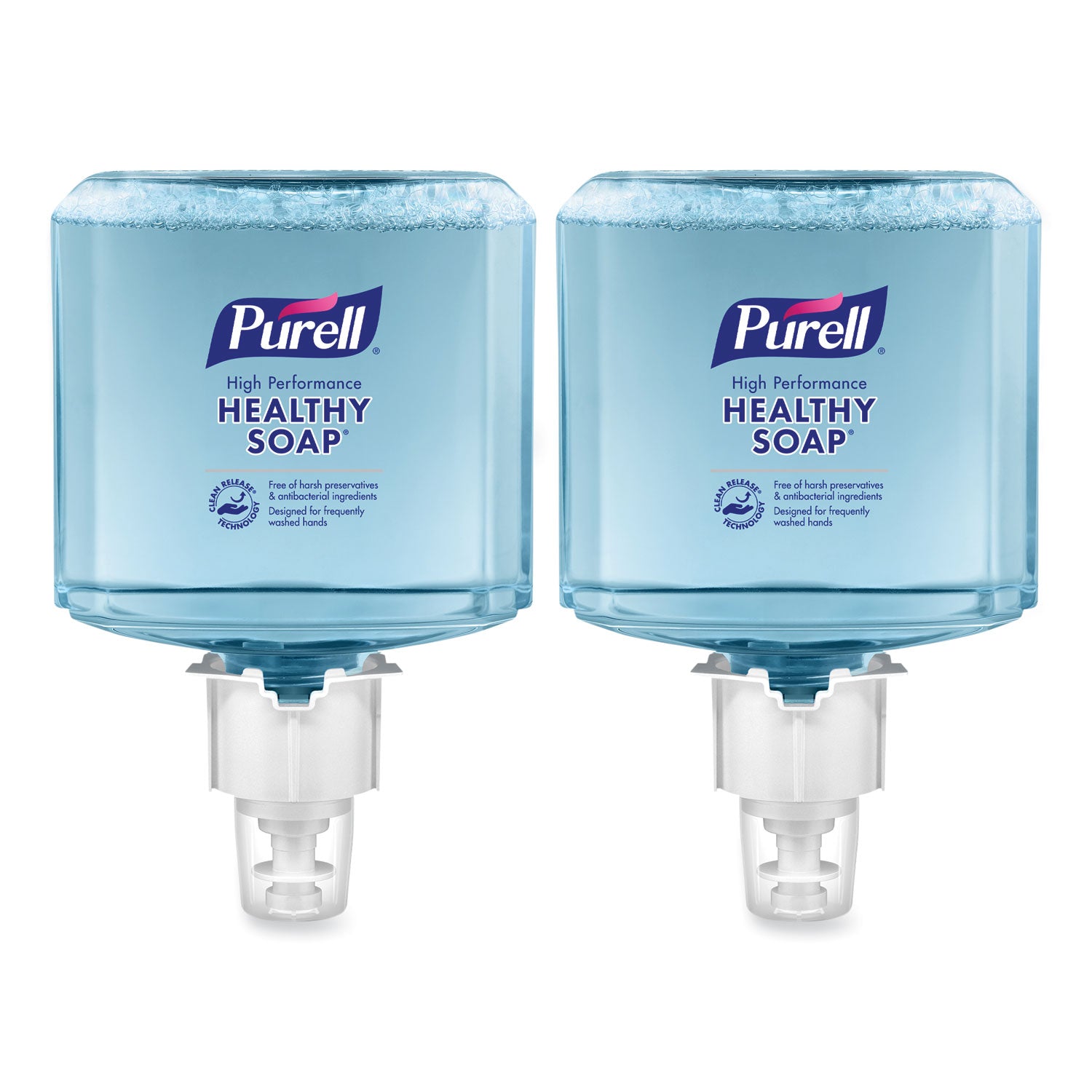1.27 quart - Push-Style Dispenser - Dirt Remover, Kill Germs - Hand, Skin - Clear - Recycled - Dye-free - 1 Carton