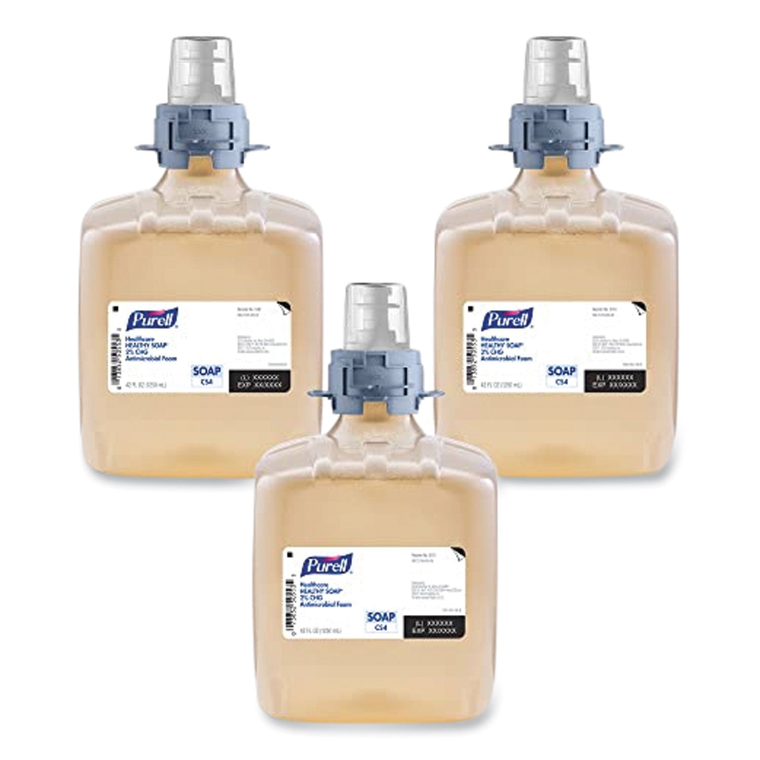 1.32 quart - Kill Germs, Bacteria Remover - Hand, Hospital, Healthcare, Skin - Moisturizing - Non-irritating, Dye-free, Fragrance-free, Rich Lather - 3 / Carton