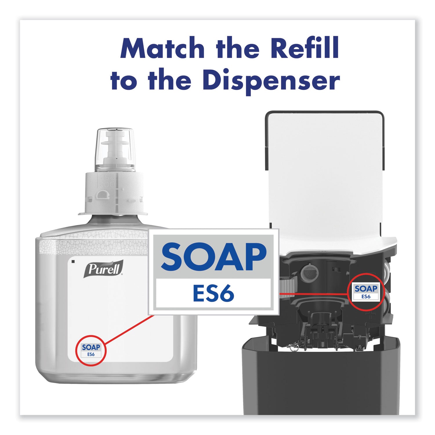 PURELL&reg; ES6 HEALTHY SOAP™ Gentle & Free Foam