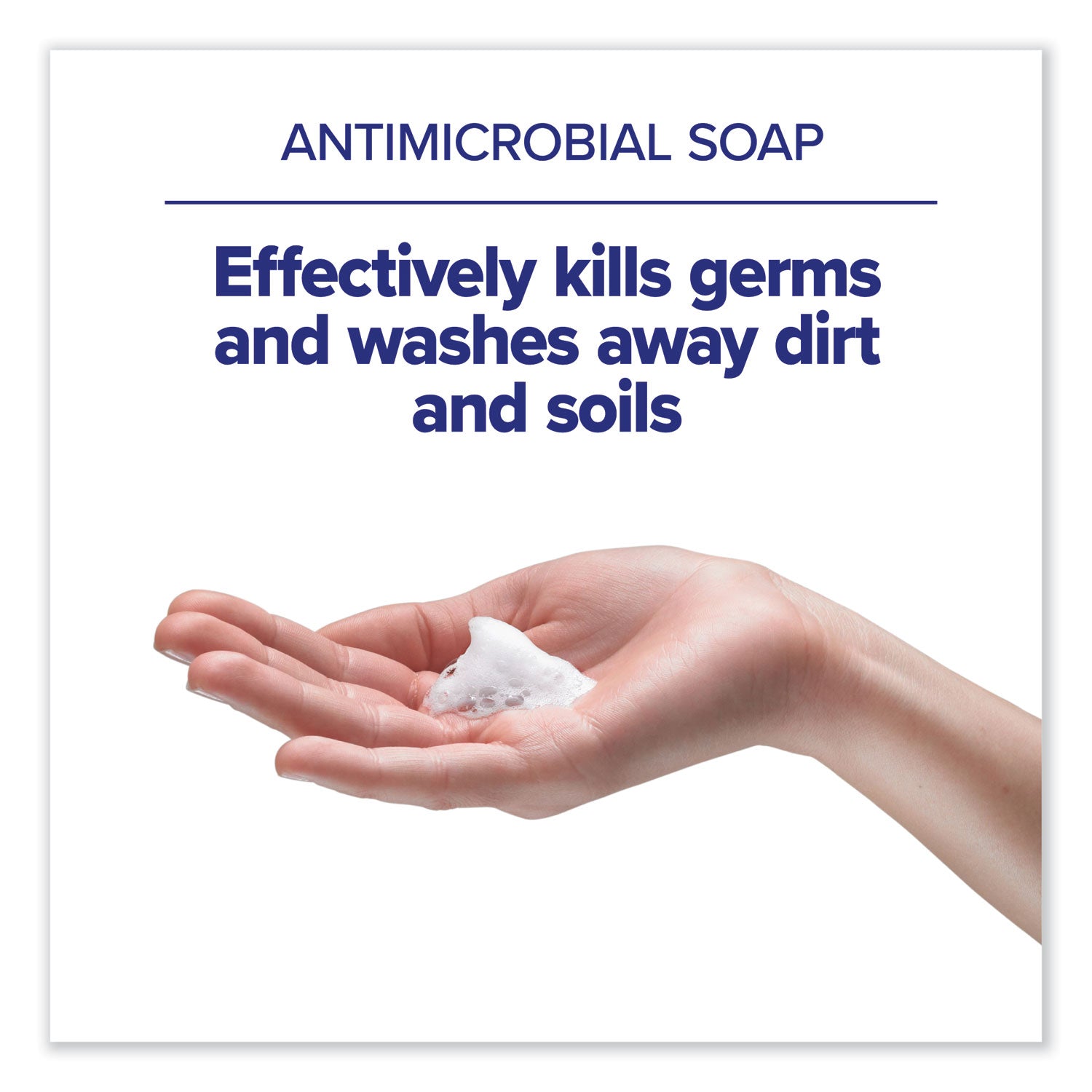 HEALTHY SOAP 0.5% PCMX E2 Antimicrobial Foam Refill, For CS6 Dispensers, Fragrance-Free, 1,200 mL, 2/Carton