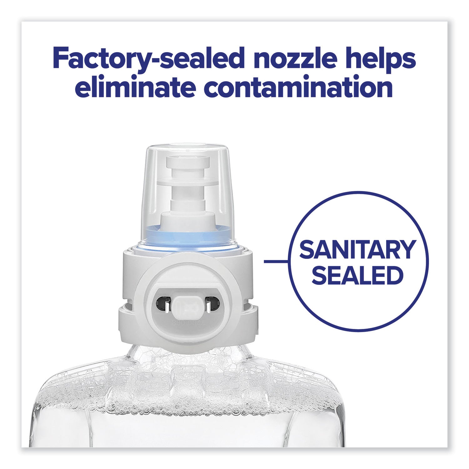 HEALTHY SOAP 0.5% PCMX E2 Antimicrobial Foam Refill, For CS6 Dispensers, Fragrance-Free, 1,200 mL, 2/Carton