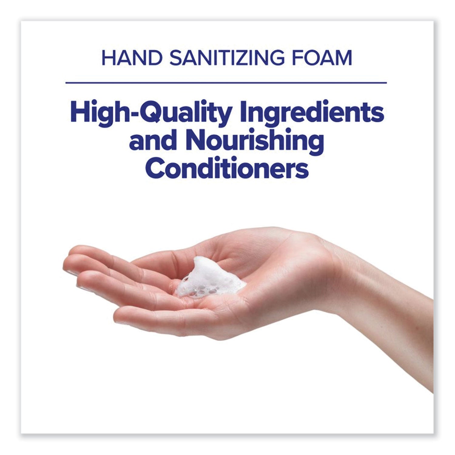 PURELL&reg; Advanced Hand Sanitizer Foam Refill - Clean Scent - 1.27 quart - Kill Germs - Hand, Healthcare, Skin - Fragrance-free, Dye-free, Hygienic, Refillable - 2 / Carton