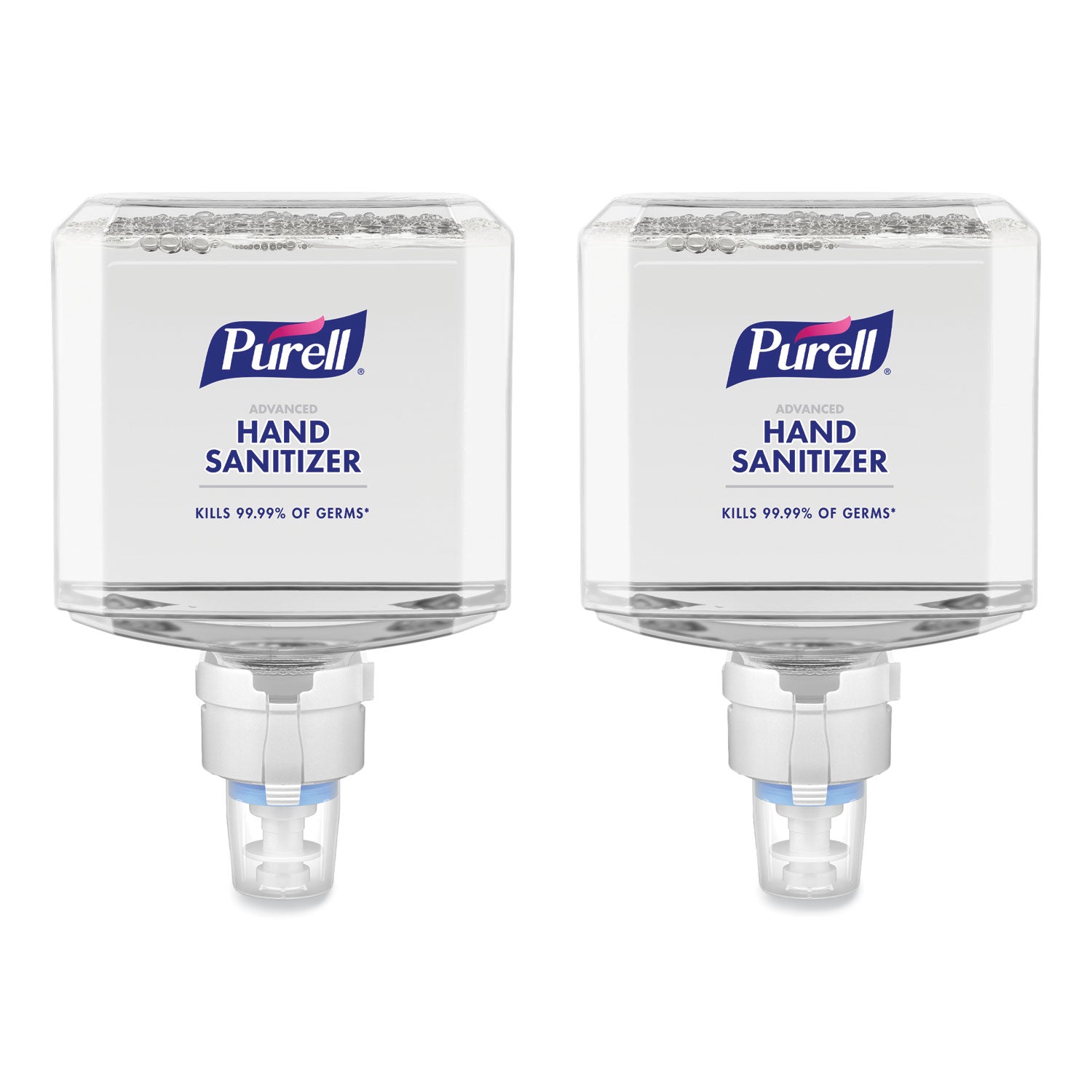 PURELL&reg; Advanced Hand Sanitizer Foam Refill - Clean Scent - 1.27 quart - Touchless Dispenser - Kill Germs - Hand - Clear - Dye-free, Bio-based - 2 / Carton
