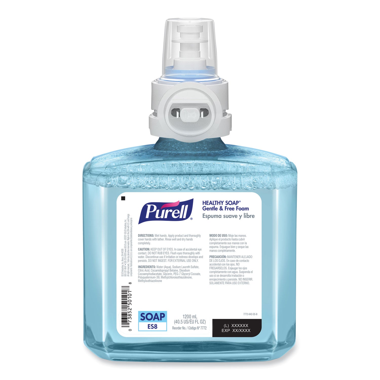 Fresh Fruit Scent - 1.27 quart - Dirt Remover, Bacteria Remover - Hand, Healthcare, Skin - Moisturizing - Clear - Fragrance-free, Dye-free, Phthalate-free, Paraben-free, Triclosan-free, Bio-based - 2 / Carton