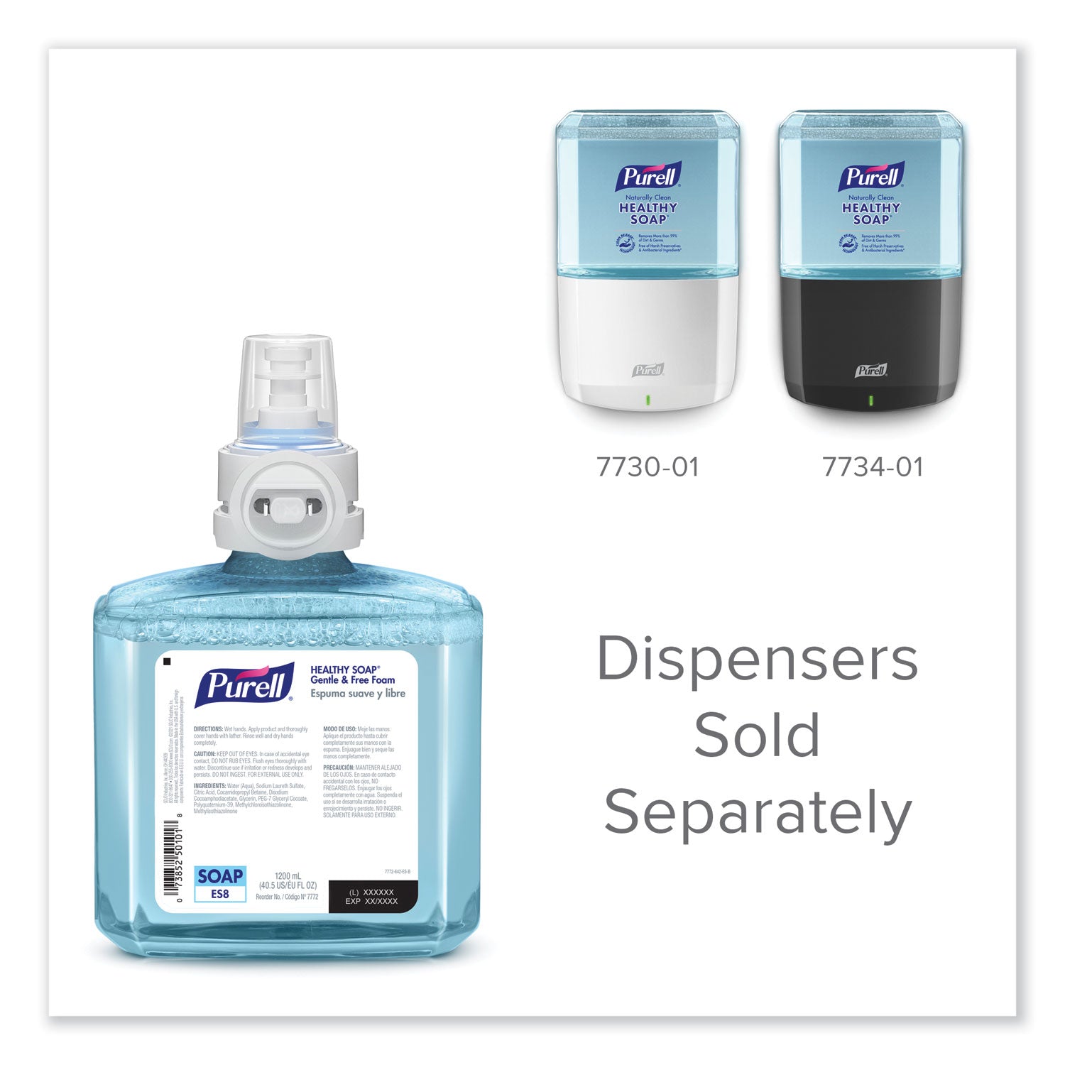 Fresh Fruit Scent - 1.27 quart - Dirt Remover, Bacteria Remover - Hand, Healthcare, Skin - Moisturizing - Clear - Fragrance-free, Dye-free, Phthalate-free, Paraben-free, Triclosan-free, Bio-based - 2 / Carton