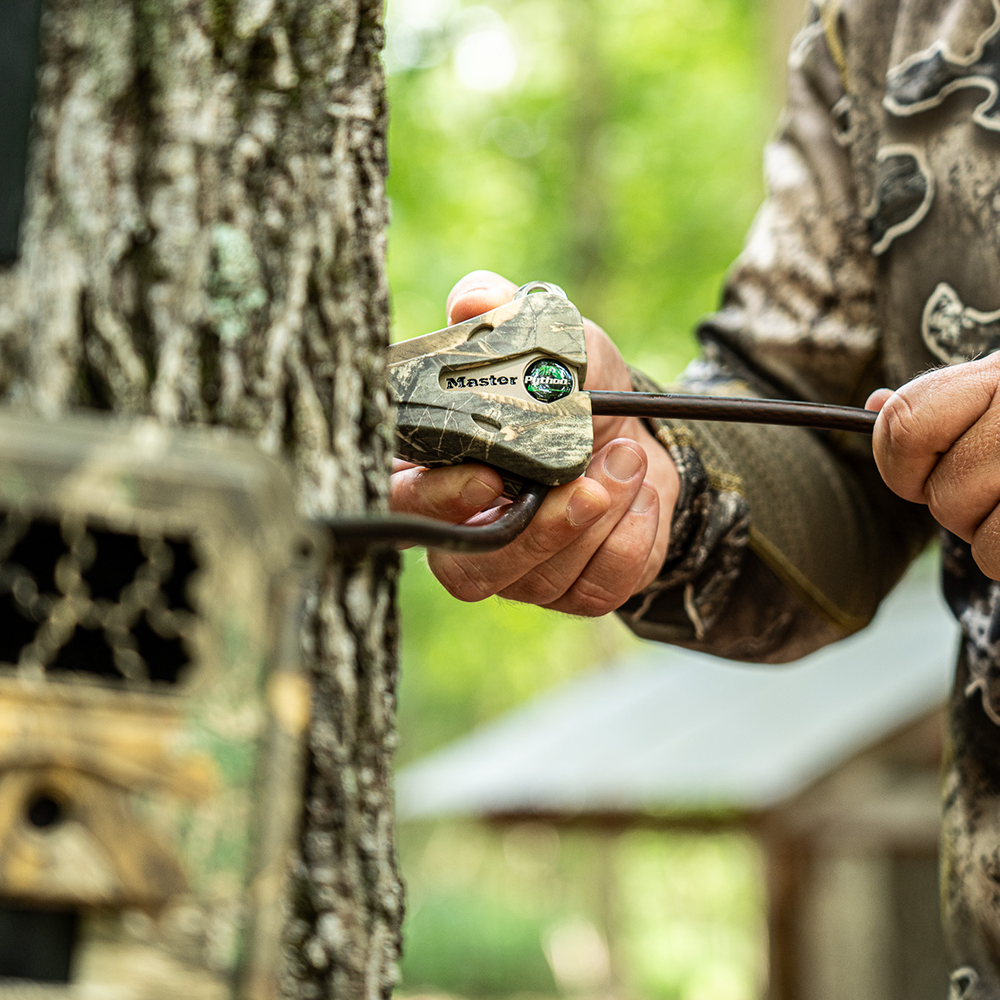 6ft (1.8m) Long x 5/16in (8mm) Diameter Python™ Adjustable Locking Cable; Realtree EDGE® Camouflage