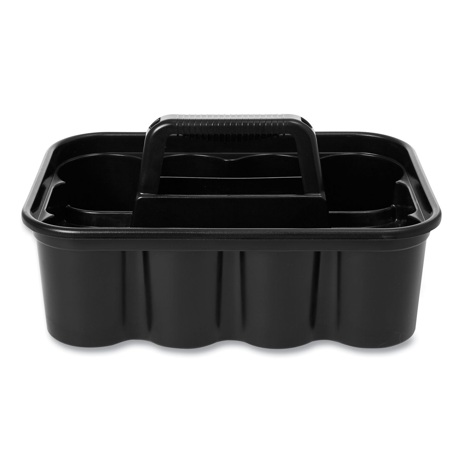 Rubbermaid Commercial Deluxe Carry Caddy - 15" Length x 10.90" Width x 7.40" Height - Ergonomic Design, Comfortable, Handle, Heavy Duty - Black - 1 Each