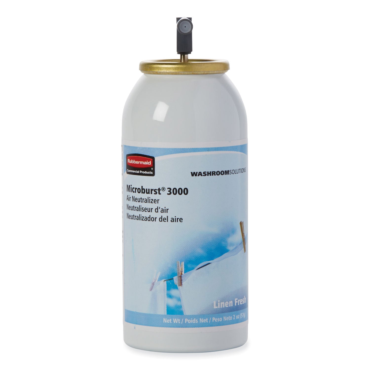 Aerosol - 6000 ft³ - 2 fl oz (0.1 quart) - Linen - 12 / Carton