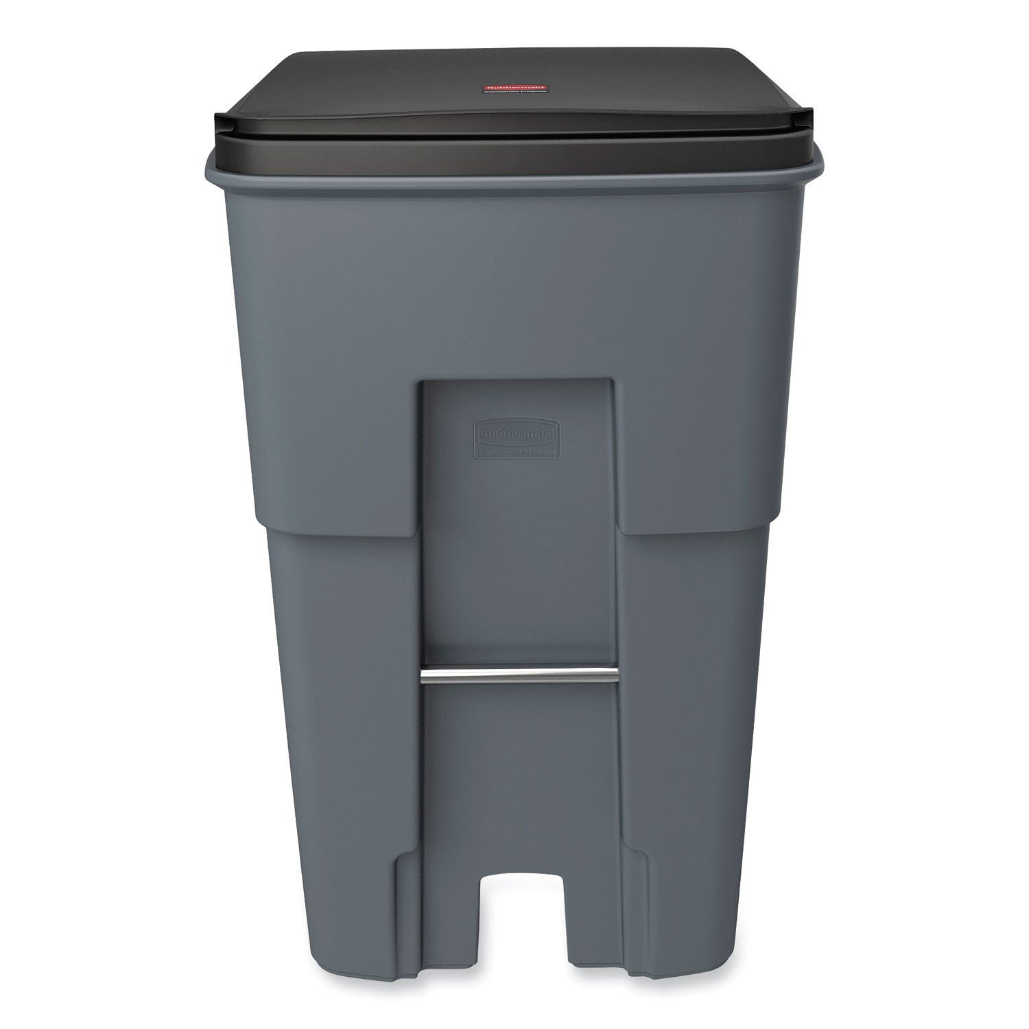 95 gal Capacity - UV Resistant, Wheels, Mobility - 37.5" Height x 28.6" Width x 46" Depth - Gray - 1 Each