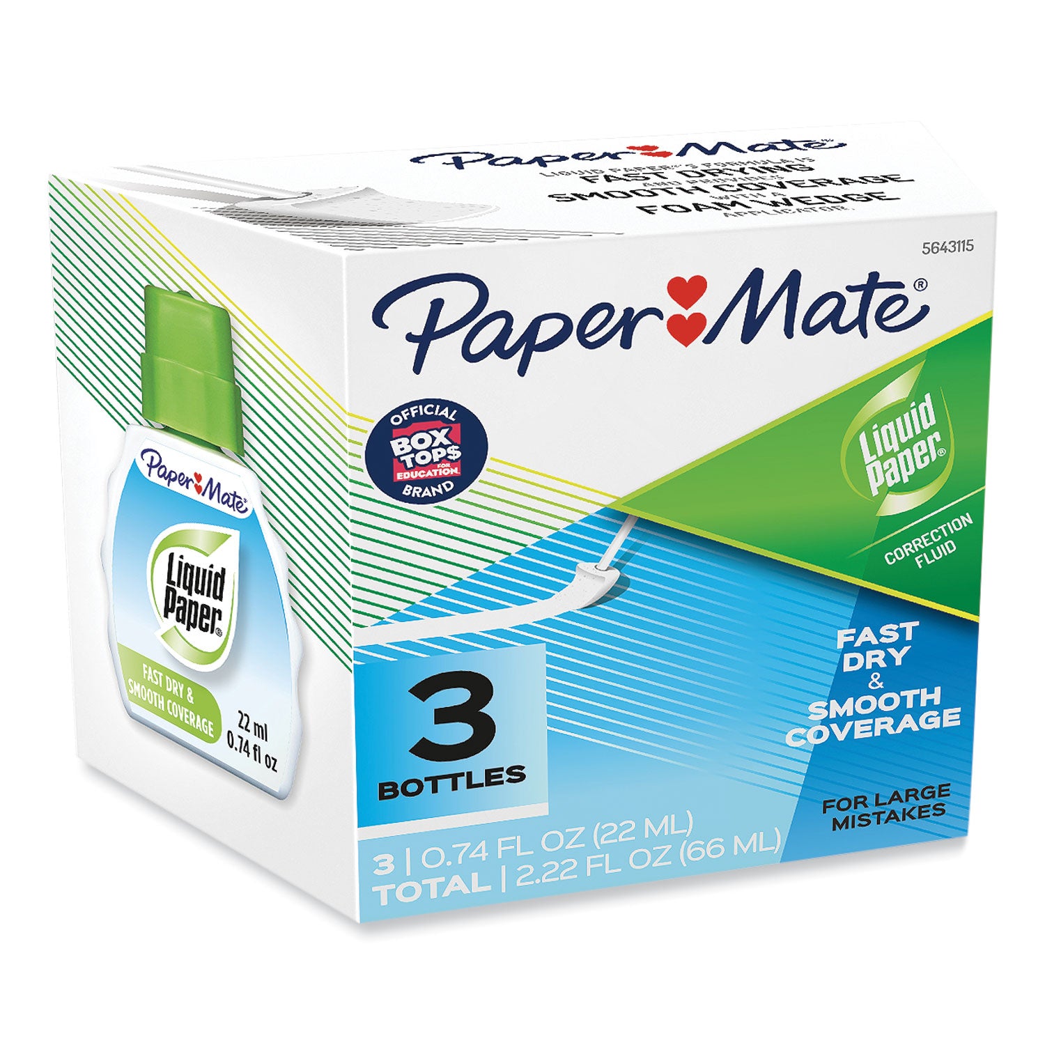 Foam Wedge Applicator - 22 mL - White - 1 Pack