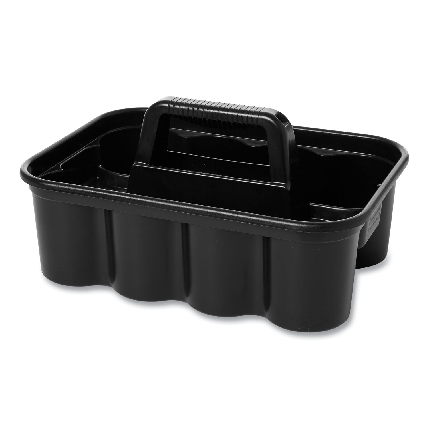 Rubbermaid Commercial Deluxe Carry Caddy - 15" Length x 10.90" Width x 7.40" Height - Ergonomic Design, Comfortable, Handle, Heavy Duty - Black - 1 Each