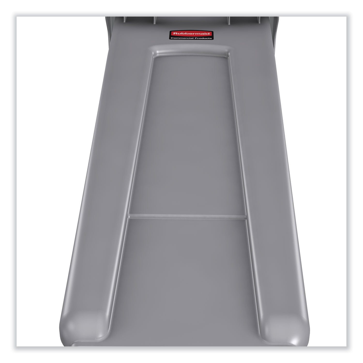 Rubbermaid Commercial Slim Jim 23-Gallon Vented Waste Container - 23 gal Capacity - Rectangular - Durable, Handle - 30" Height x 11" Width x 22" Depth - Gray - 1 Each