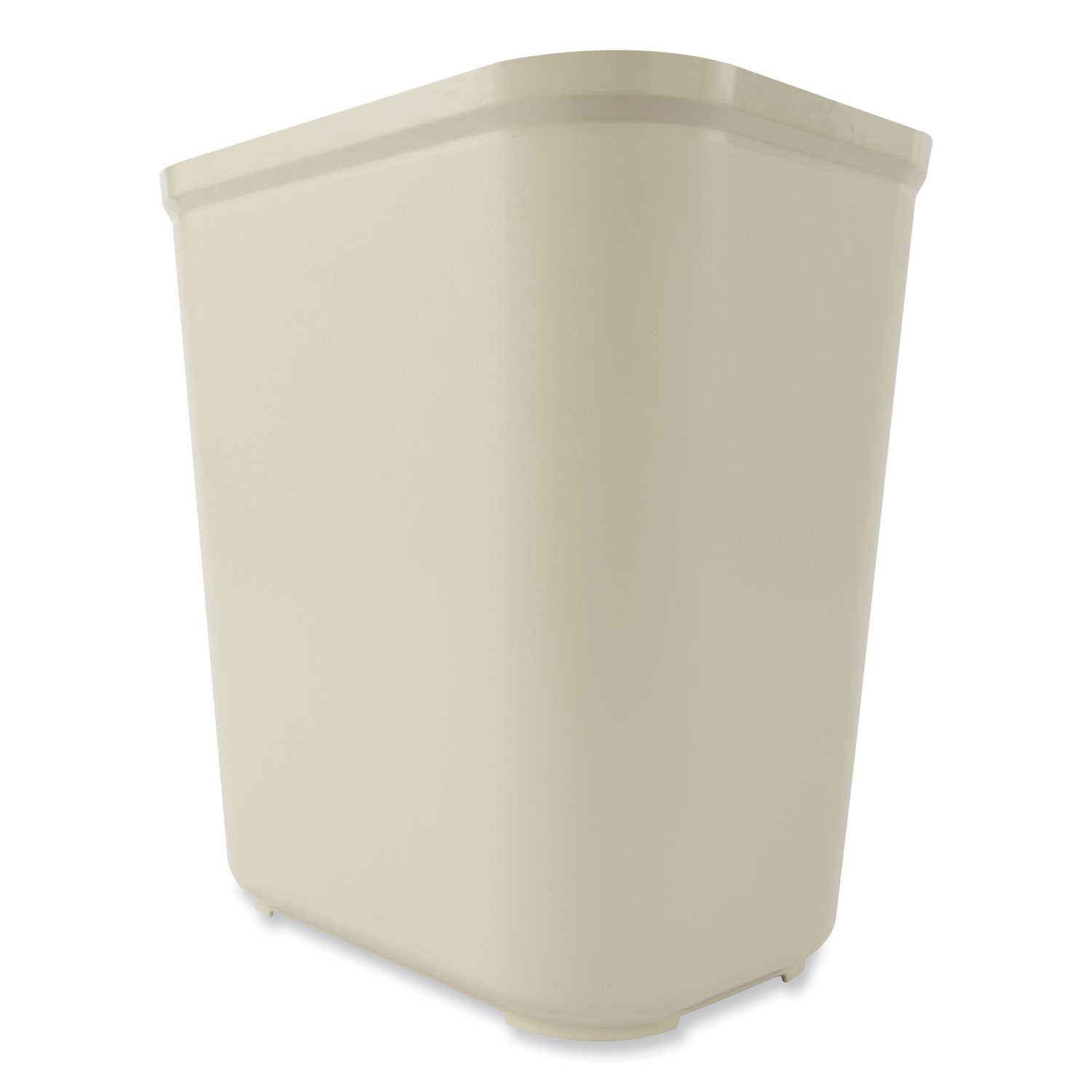 7 gal Capacity - Rectangular - Impact Resistant, Impact Resistant, Rust Resistant, Dent Resistant, Dent Resistant - 10.5" Height x 10.5" Width x 14.5" Depth - Thermoset Polyester, Fiberglass - Beige - 1 Each