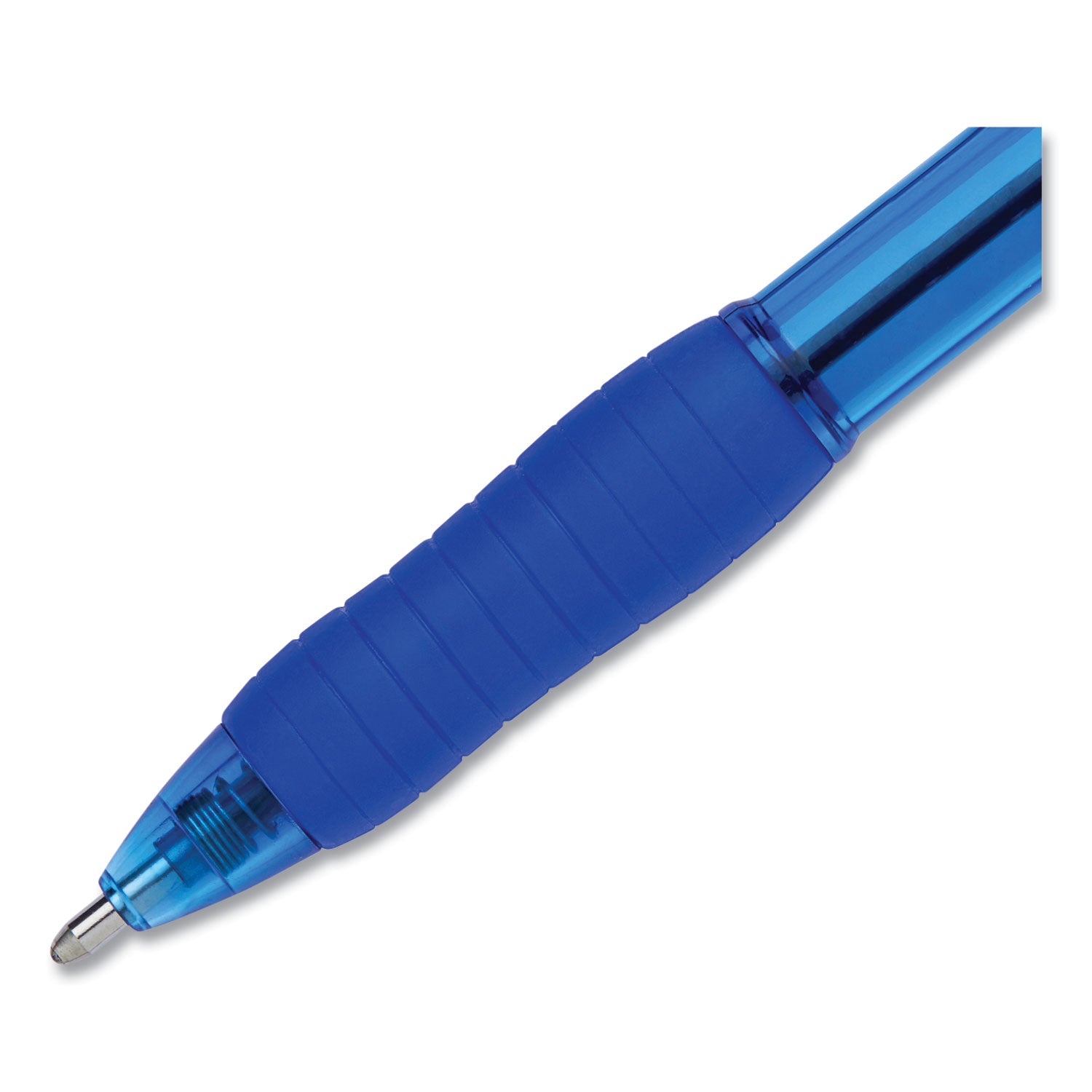 Paper Mate Profile Retractable Ballpoint Pen - 1.4 mm Bold Pen Point - Retractable - Blue Ink - Blue Plastic Barrel - 1 Box