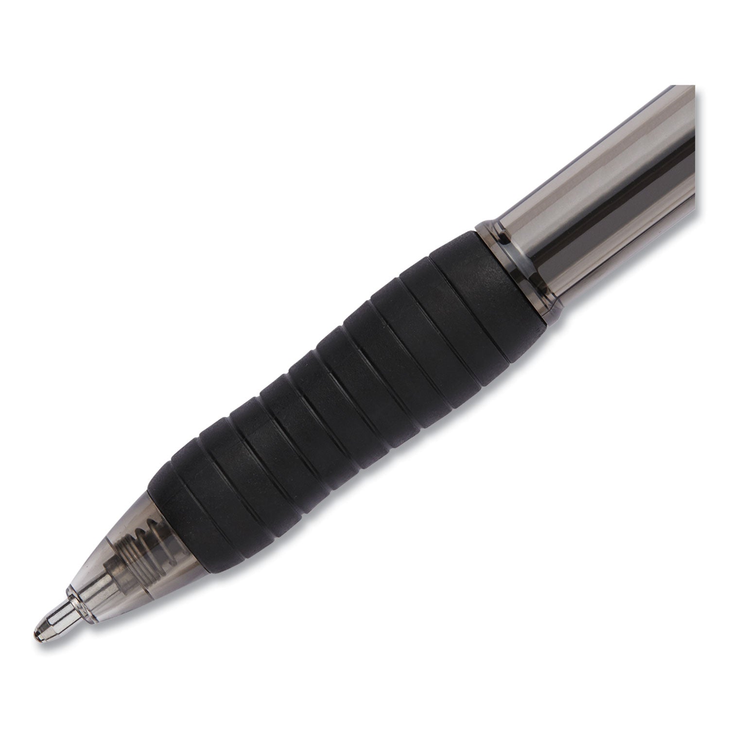 Paper Mate Retractable Profile Ballpoint Pens - 1.4 mm Super Bold Conical Pen Point - Refillable - Retractable - Black Ink - Gel-based - Translucent Black Barrel - 36 / Pack