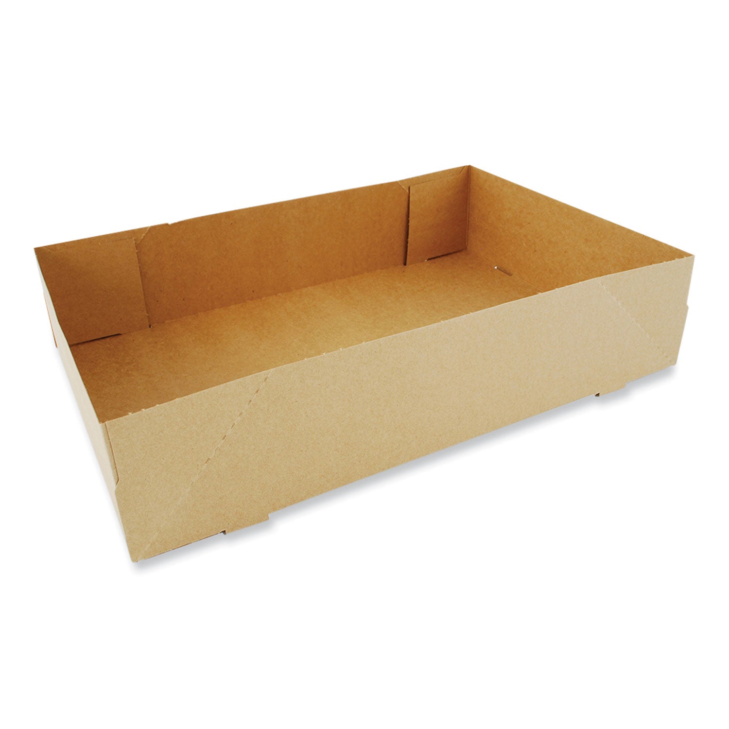 Kraft Donut Trays, 13.5 x 9 x 3, Brown, Paper, 250/Carton
