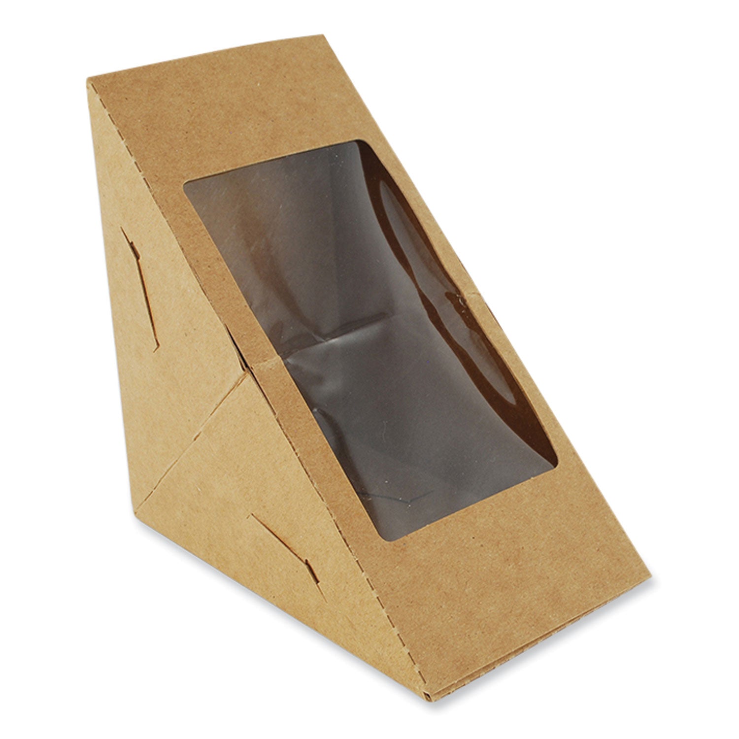 Window Sandwich Wedge Box, 2.96 x 4.70 x, White, Paper, 300/Carton