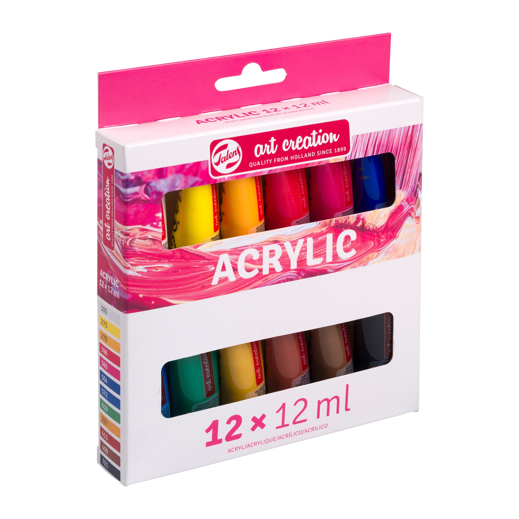 Acrylic Set, 12 x 12mL