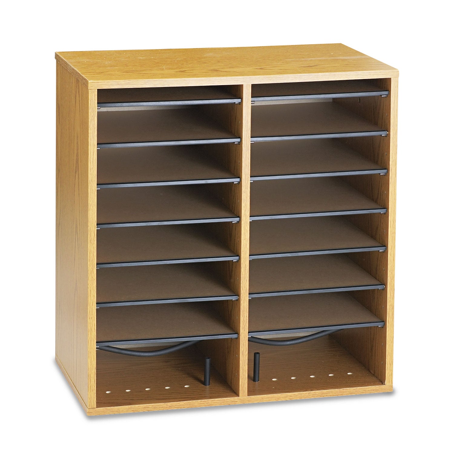 Orgnzr Wood Adj 16 Comp Mok