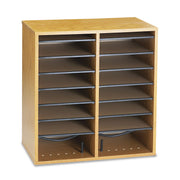 Orgnzr Wood Adj 16 Comp Mok