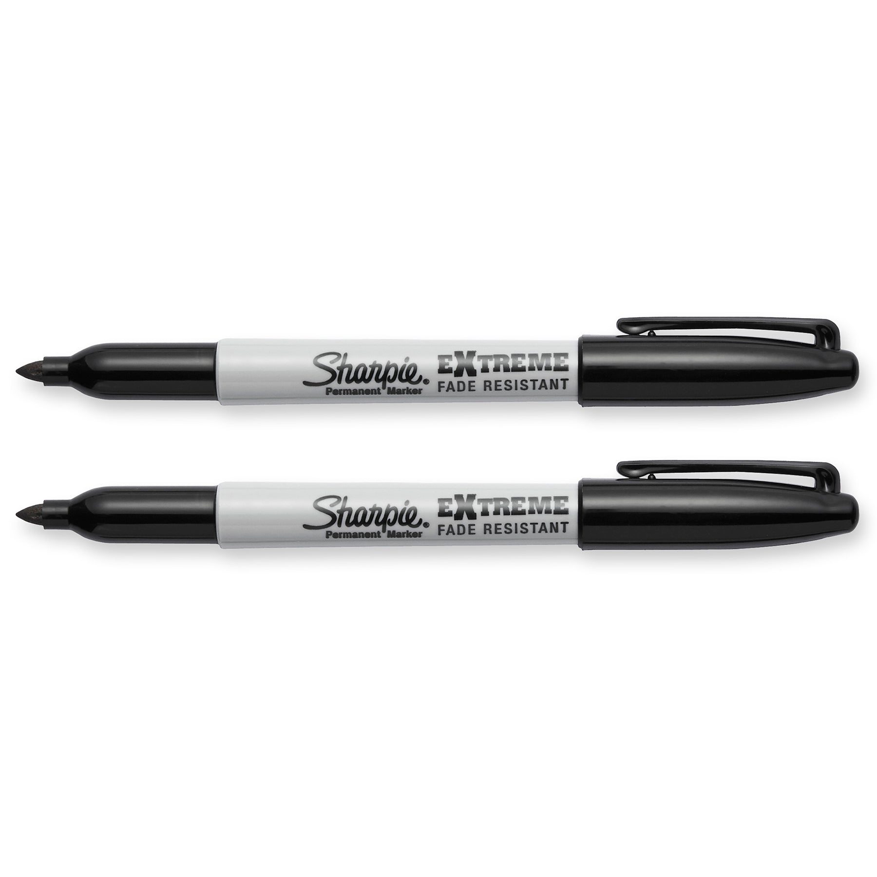 Extreme Permanent Markers, 2-Pack, Black