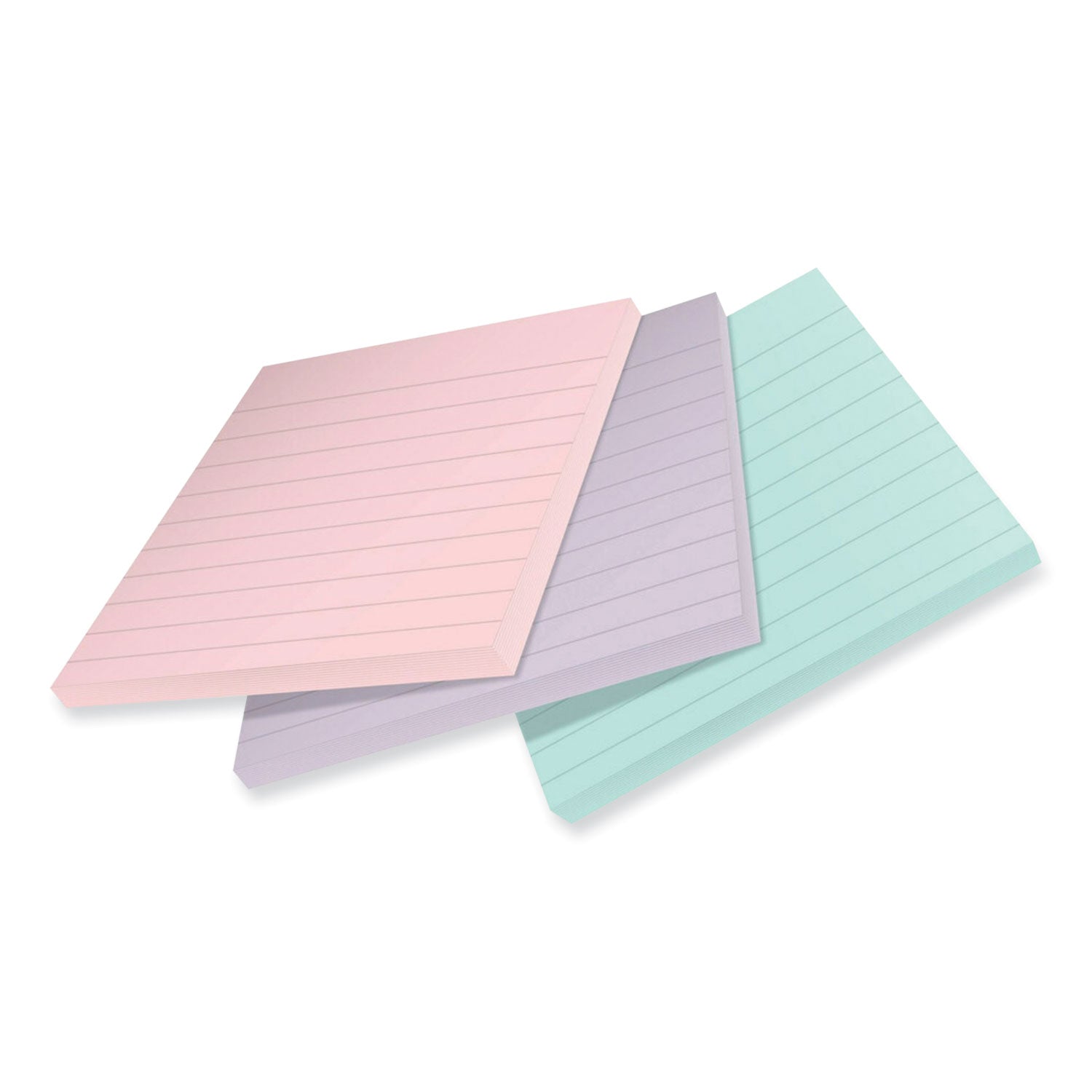 Post-it Super Sticky Adhesive Notes, 4" x 4", Square, 70 Sheets per Pad, Assorted Wanderlust Pastel, 3 Pack, Removable, Repositionable, Recyclable, Recycled Content
