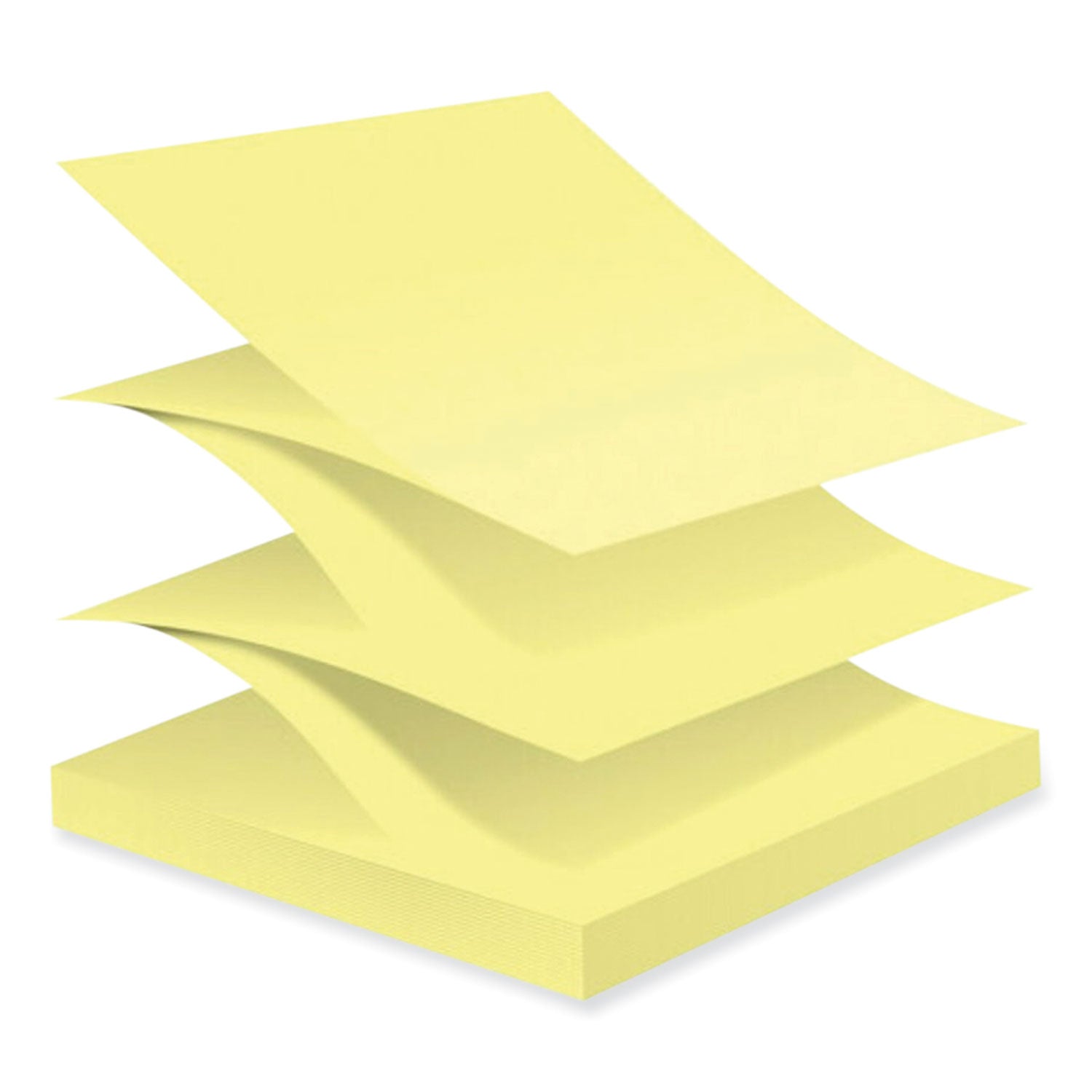 Post-it Super Sticky Adhesive Notes, 3" x 3", Canary Yellow, 70 Sheets per Pad, 12 Pads per Pack, Recycled, Removable, Repositionable, Pop-up