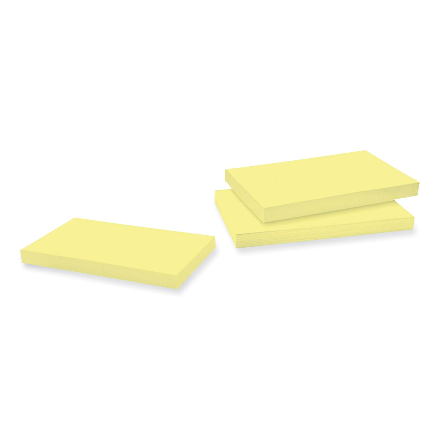 Post-it Recycled Super Sticky Notes, 3" x 5", Canary Yellow, 70 Sheets per Pad, 12 Pads per Pack, Rectangle, Adhesive, 100% Recycled Paper