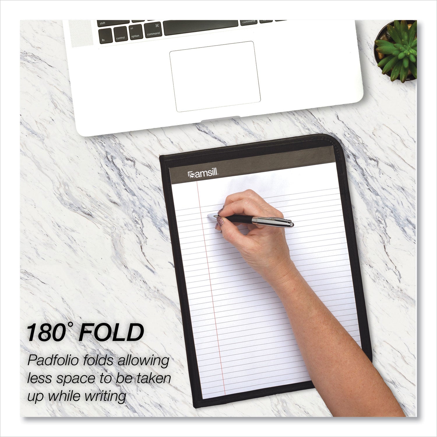 8 1/2" x 11" - 2 Internal Pocket(s) - Vinyl, Polyvinyl Chloride (PVC) - Black - Pen Loop - 1 Each