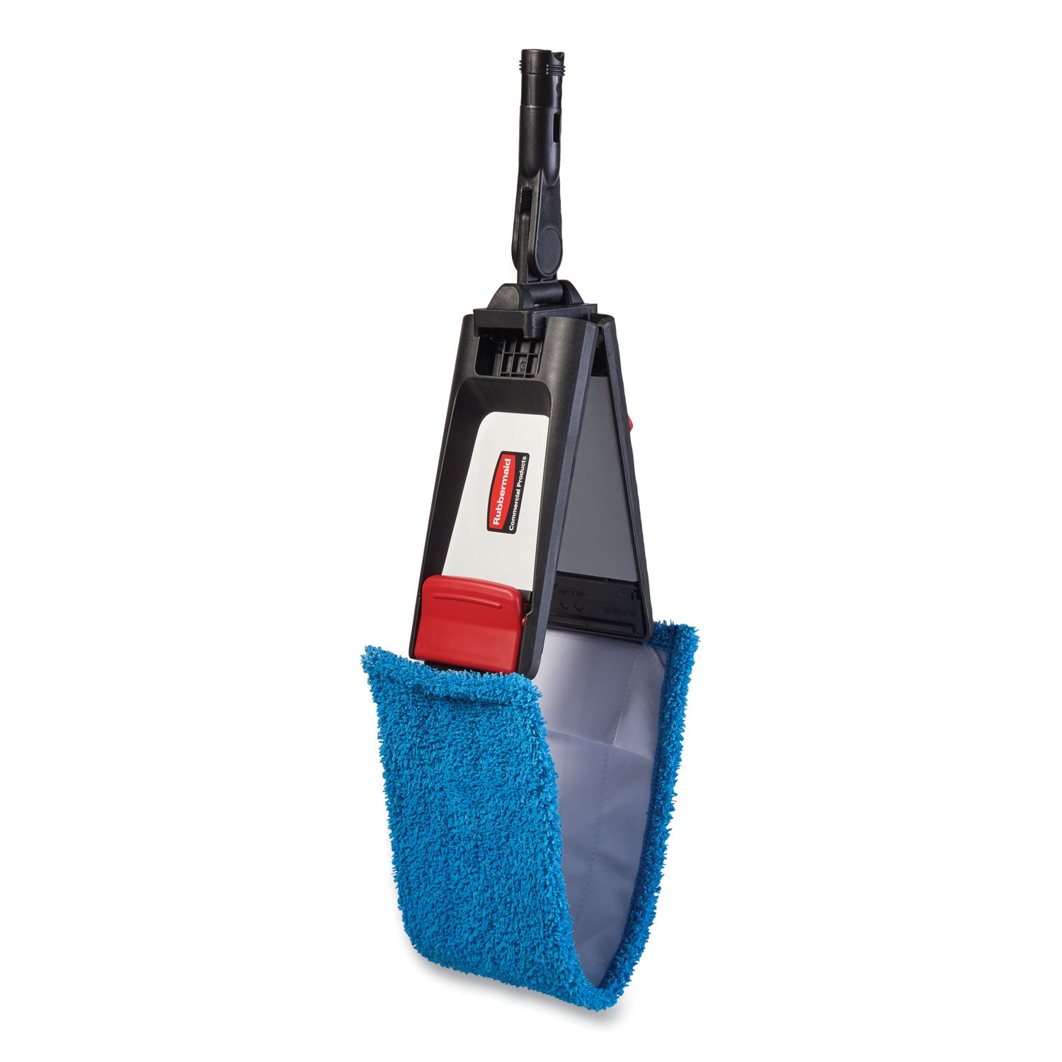 Rubbermaid Commercial Adaptable Flat Mop Microfiber Pad - 19.5" Length x 5.5" Depth - MicroFiber - Blue - 1 Each