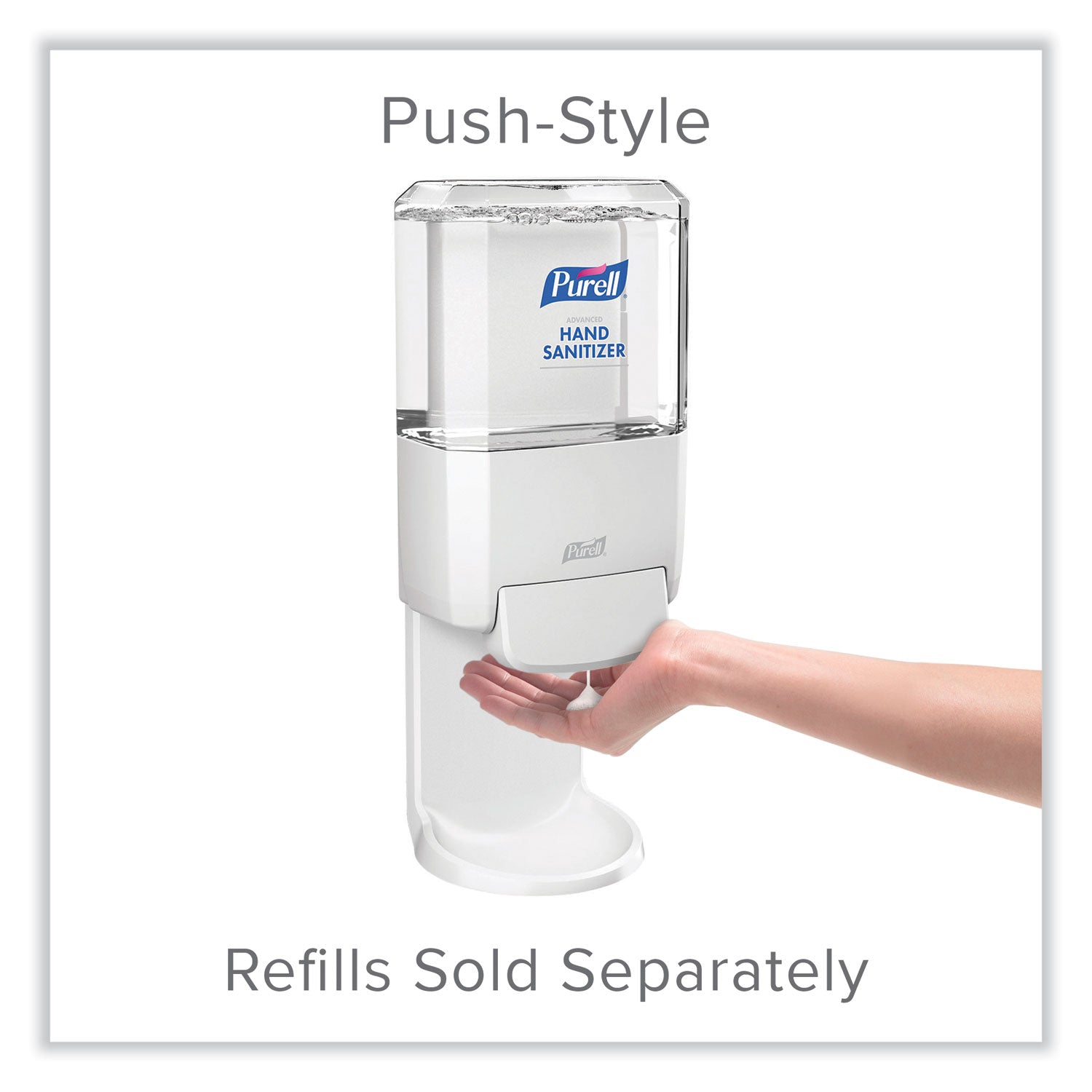 Manual - 1.27 quart Capacity - Locking Mechanism, Durable, Wall Mountable - White - 1 Each