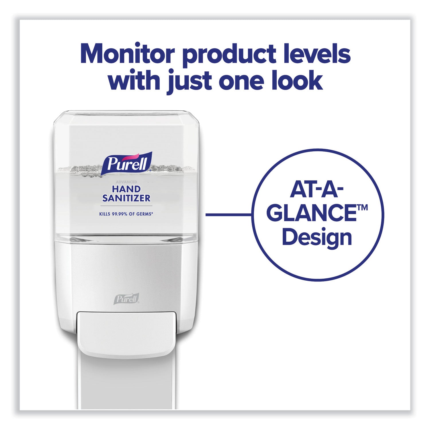 Manual - 1.27 quart Capacity - Locking Mechanism, Durable, Wall Mountable - White - 1 Each