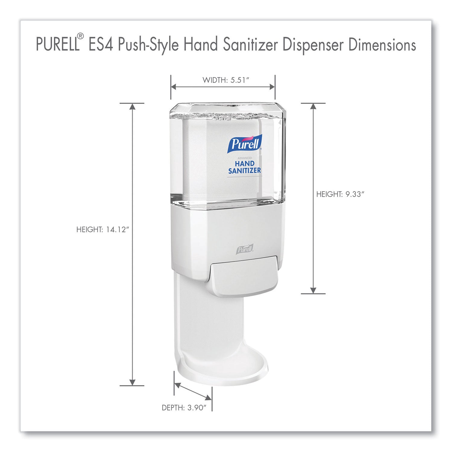 Manual - 1.27 quart Capacity - Locking Mechanism, Durable, Wall Mountable - White - 1 Each