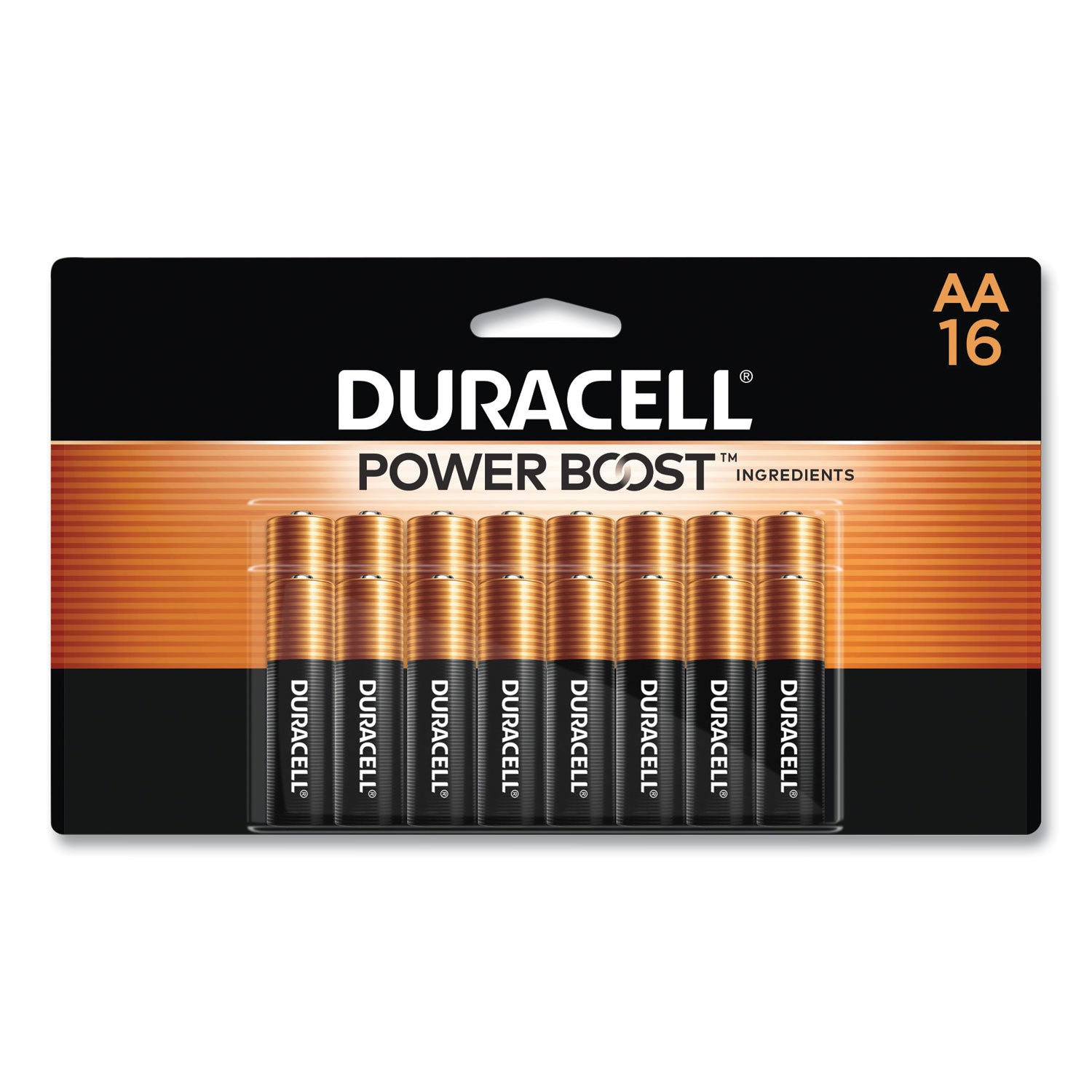Duracell Coppertop Alkaline AA Batteries - For Multipurpose - AA - 1.5 V DC - 16 / Pack